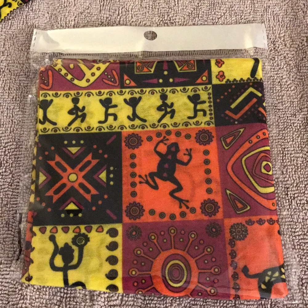 African Design Unisex Facemask Bandana Neck Gaiter - Picture 2 of 2